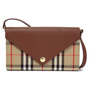 BURBERRY 빈티지 체크 레더 크로스바디 백 8025162