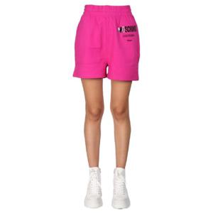MOSCHINO 비닐 로고가 있는 반바지 03345528_4244