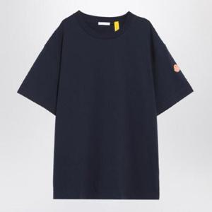 MONCLER X GILGA FARM BY DONALD GLOVER Blue cotton t shirt 8C0000289AZ9/R_MONGE-786