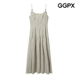 [GGPX] 구슬 뷔스티에 스트라이프 원피스 (GP6OP030B)