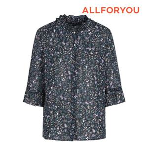 [올포유] 여성 인견 플라워 프린트 블라우스 ALBLN5226-915