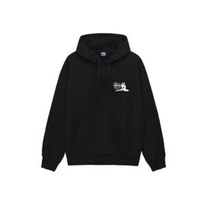 (명품) 스투시 릴렉스 후드 블랙 1925055