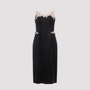 프라다 미디 원피스 P3Q32SOOO170Q F0002 BLACK