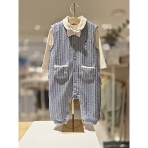 블루독베이비 10 25FW가을신상(BL)큐트 클래식 세트형 우주복 (145A1360006)