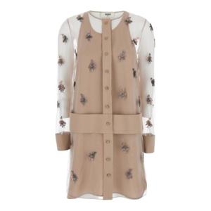 FENDI 자수 드레스 룩 42 FDD344AUP0F1RX1