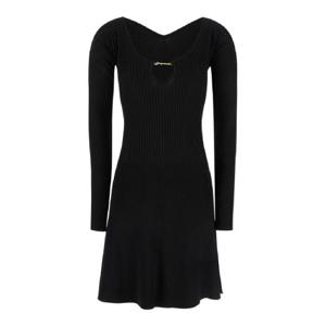 JACQUEMUS 블랙 & 39 La Mini Robe Pralu& 39  비스코스 여성 미니 드레스 241KN3562358990