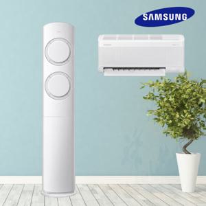 에어컨신 삼성 AI 비스포크 Q9000 투인원 2in1 멀티 에어컨 19+6평 AF60F19D11GRS 실외기 리모컨포함