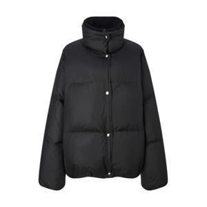 아떼 바네사브루노 24FW 스테디셀러 블랙 탈착카라 구스다운 패딩점퍼 WVJU4D741BK