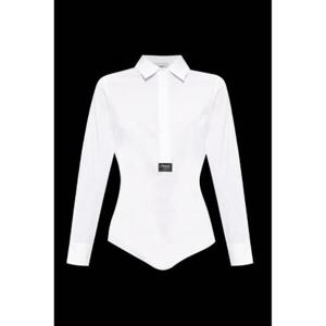 코페르니 긴팔 로고 패치 바디수트 COPCH66F20020 WHITE TP944462328