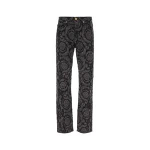 Versace 바로코 자카드 미드라이즈 진 10078371A07719 2D860 TP944436233