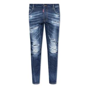 Dsquared2 미드라이즈 찢어진 청바지 S71LB1262S30789 470 TP944435445