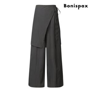 보니스팍스  랩 스커트 와이드 롱 팬츠 (XP6PT019M0)