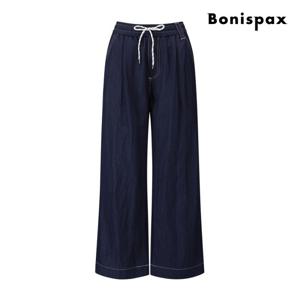 보니스팍스  생지 데님 롱 밴딩 팬츠 (XP6PT017M0)