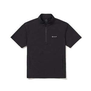 스노우피크 씬테크 우븐 스탠드넥 반팔 아노락 S24MMSAN34-BK
