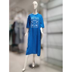[SI] SI프린트 레이온 린넨 롱 원피스SGOAF55350