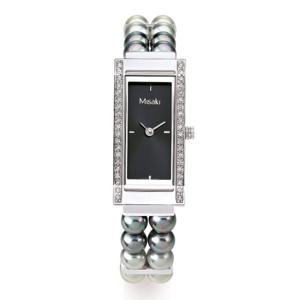 MISAKI  QCRWDELIGHTPEARLGR 진주 시계 DELIGHT PEARL GREY