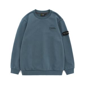 [내셔널지오그래픽 키즈] K224USW810 키즈 스페이스 맨투맨 1 KHAKI