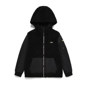 [내셔널지오그래픽 키즈] N204KFT030 하이브리드 플리스 JP CARBONBLACK