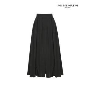[미니멈]언벌티드 플레어 스커트 MYAGWS2140-BK