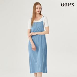 [GGPX]지퍼 데님 롱 스커트 (GOAOW012D)