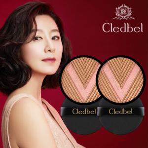 (2개)끌레드벨 글로우파워리프트V쿠션 23호 리필