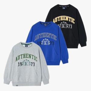 휠라키즈(FILA KIDS) (FK2POH1302X) 캠퍼스 바시티 맨투맨 아동티셔츠