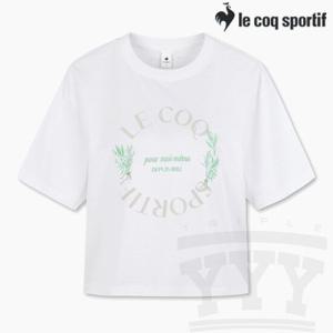 [르꼬끄 스포르티브]르꼬끄 루즈핏 여성 그래픽 반팔티 QP122ORS22 OWT