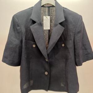 Latium HC06 국내생산 크롭 LIN 100 테일러 세미정장 여름 반팔 쟈켓 T2523jk13N