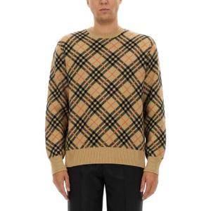 BURBERRY CASHMERE CHECK SWEATER 8098675_B9368
