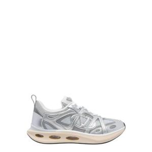 Valentino V로고 메탈릭 이펙트 아몬드 토 스니커즈 S0JV4FMX Z1K TP934539992