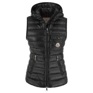 Moncler 로고 패치 집업 후드 다운 질레 1A00028595ZZ 999 TP943389432