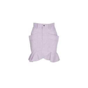 여성 Isabel Marant Etoile 버튼 포켓 스커트 86LCLILAC