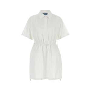 PRADA White poplin shirt dress P3O94CSOOO1XV2 F0009