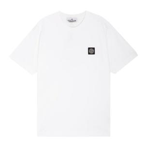 25SS 스톤아일랜드 남성 반팔티셔츠 화이트 K1S15 2100039 S0013 V0001