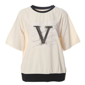 [벨라디터치]심플 V 블라우스 V9D2BL28