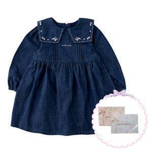 선물추천 [밍크뮤HP]25년F W (NY)인디고데님원피스 (35A15-401-01)