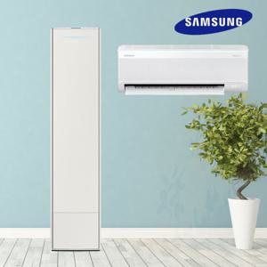 에어컨신 삼성 AI 무풍 갤러리 투인원 에어컨 19+6평 가정용 AF80F19D25BRS 실외기 리모컨포함