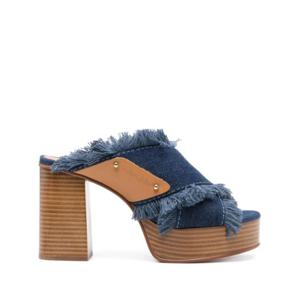 씨바이클로에 샌들 SB42092B19155 49450 741 INK 533 TAN BLUE