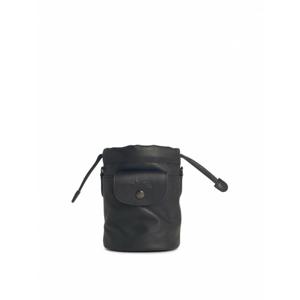 [LONGCHAMP] 라프리마 여성 크로스 바디 가방 Le Pliage 블랙 레더 버킷 백 10317987001 /8