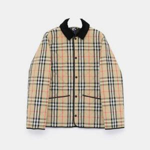 버버리키즈 25FW 샌드체크 퀼팅 만조니 남아 자켓 8108500/10A
