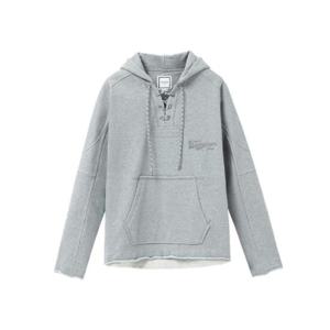 우영미 스트링 후드 티셔츠 그레이   25SS W251TS38752G