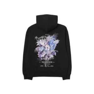 우영미 플라워 다잉 후드 블랙   25SS W251TS36723B