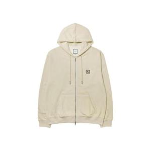 우영미 백 로고 후드 집업 아이보리   24SS W241TS47733I