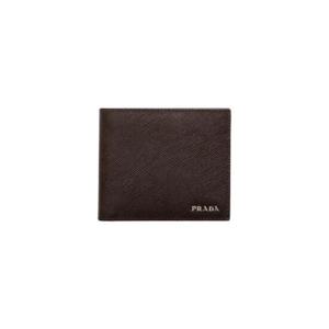 프라다 사피아노 레더 월렛 커피 발틱 블루 2MO513-2FPJ-F0LEX