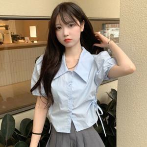 [메이킹유]메이킹유 WB7946크롭셔링블라우스