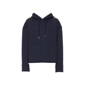 우영미 오버사이즈 후드 스웨트셔츠 네이비   22FW W223TS32721N
