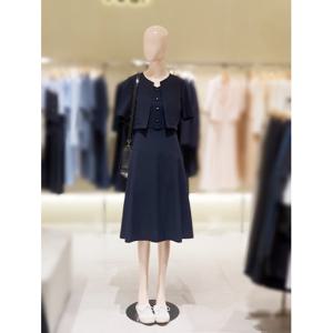 [숲]투인원형 반팔 플레어 원피스 SB5OPM9S