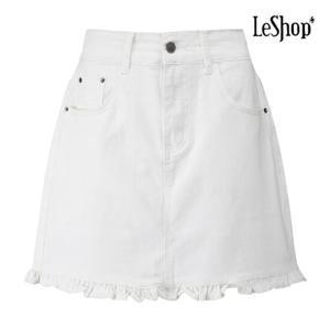 르샵  러블리 셔링 A라인 미니 스커트 (BP6SK016A)