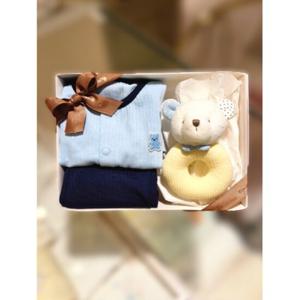 [아가방] 러플 슬림 내의 딸랑이 인형 세트 (01S55760863402)