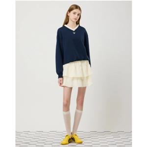 [씨씨콜렉트] C251MSD006  더블 레이어 미니 스커트